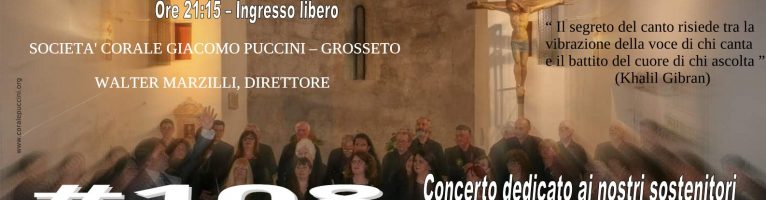 #108  Concerto dedicato ai nostri sostenitori Canti per la Pace e per la Vita